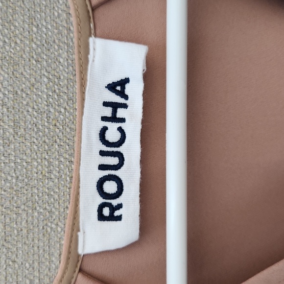 Roucha DEO Short Sleeve VNeck Drape Dress - Picture 5 of 16